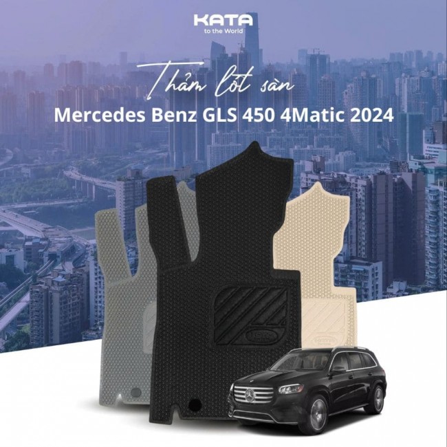 Thảm Lót Sàn Ô Tô Mercedes Benz GLS 450 4Matic 2024