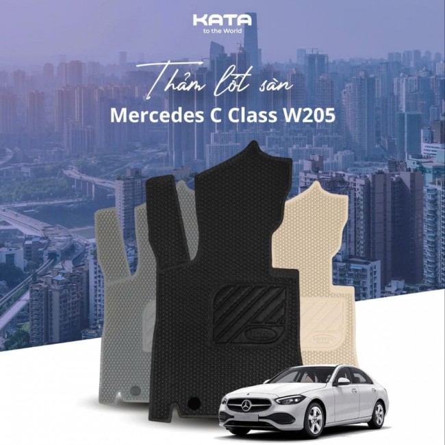 Thảm lót sàn ô tô Mercedes C Class W205