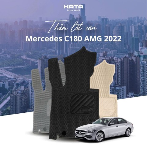 Thảm Lót Sàn Ô Tô Mercedes C180 AMG 2022