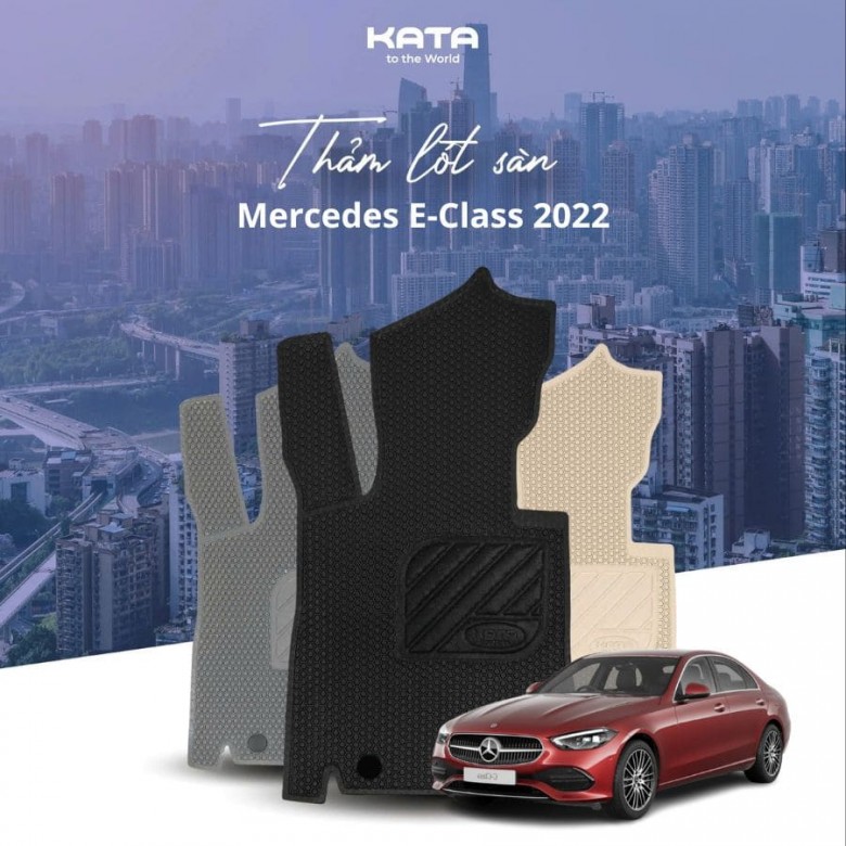 Thảm Lót Sàn Ô Tô Mercedes E-Class 2022