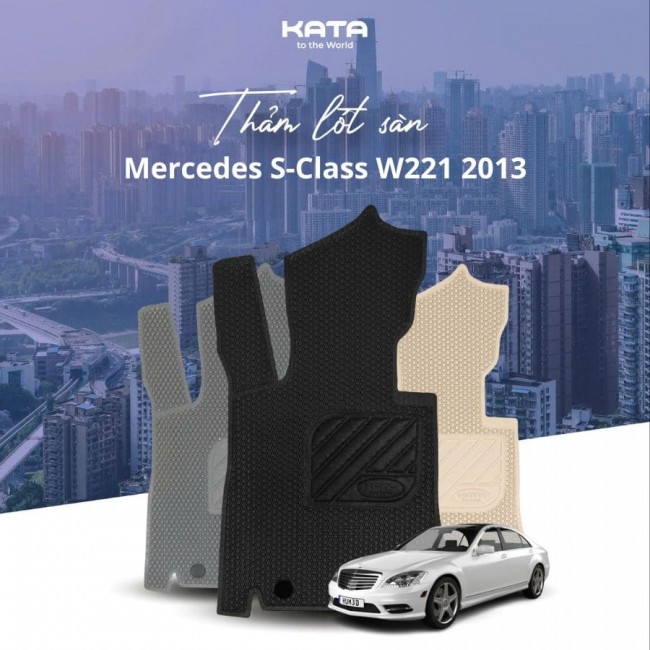 Thảm lót sàn ô tô Mercedes S-Class W221 2006-2013