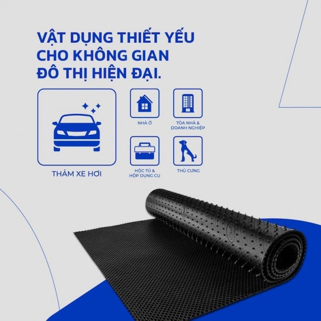 Cuộn Thảm Công Nghiệp An Toàn, Thẩm Mỹ