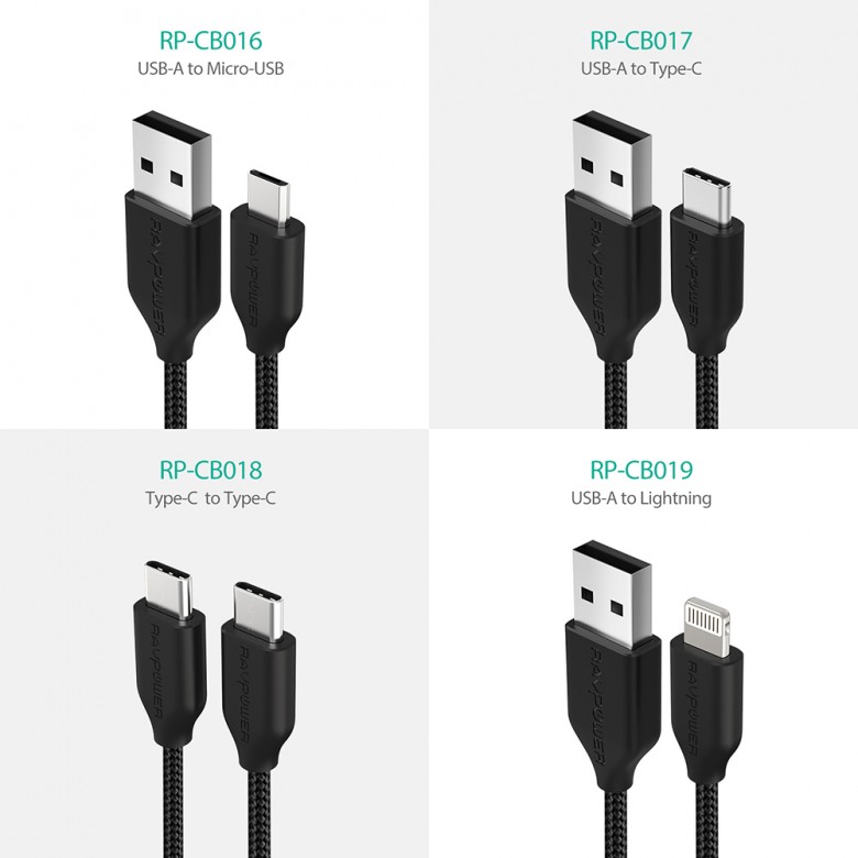 Cáp USB-C to USB-C RAVPower RP CB018