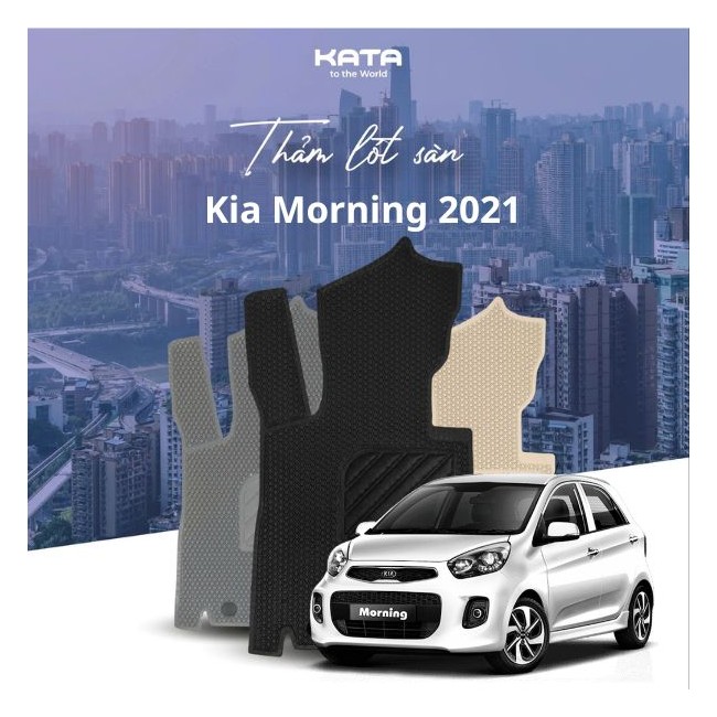 Thảm lót sàn ô tô Kia Morning 2021