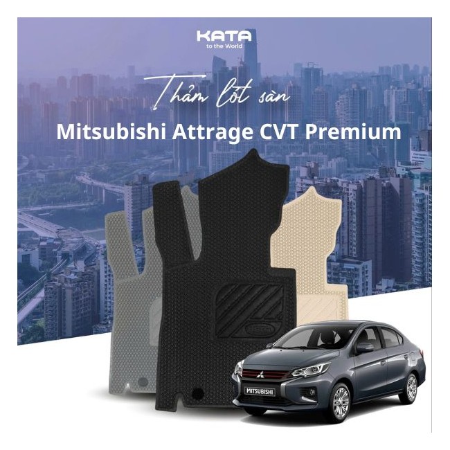 Thảm Lót Sàn Ô Tô Mitsubishi Attrage CVT Premium 2024