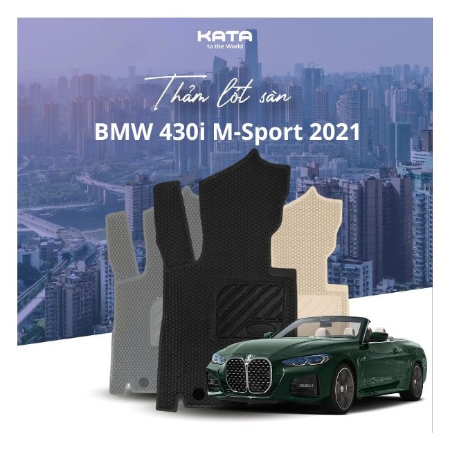 Thảm lót sàn ô tô BMW 430i M-Sport 2021