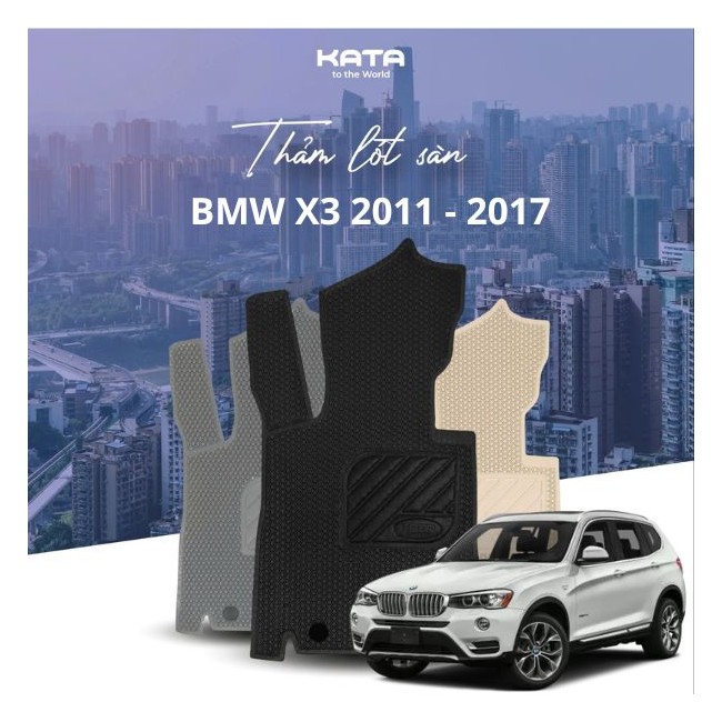 Thảm lót sàn ô tô BMW X3 2011 - 2017