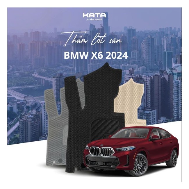 Thảm Lót Sàn Ô Tô BMW X6 2024 