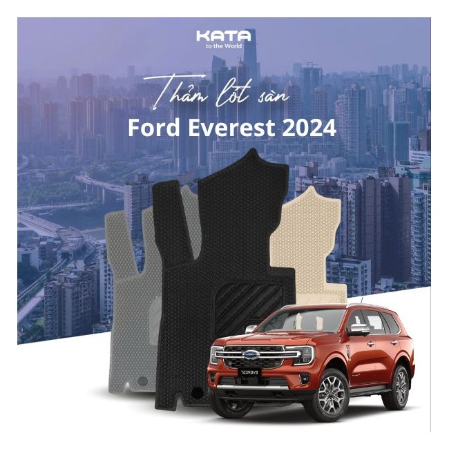 Thảm Lót Sàn Ô Tô Ford Everest 2024