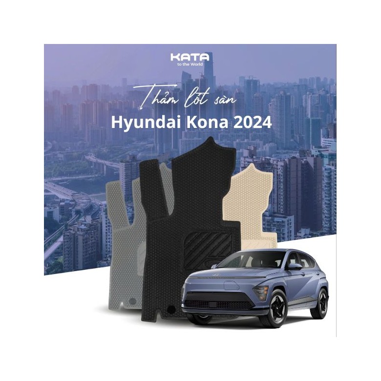 Thảm Lót Sàn Ô Tô Hyundai Kona 2024