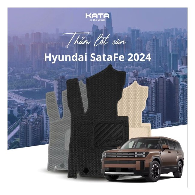 Thảm Lót Sàn Ô Tô Hyundai Santafe 2024