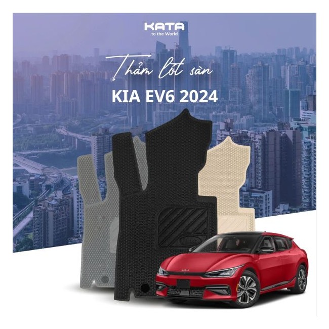 Thảm Lót Sàn Ô Tô KIA EV6 2024