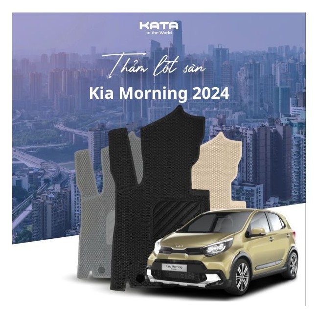 Thảm Lót Sàn Ô Tô Kia Morning 2024 