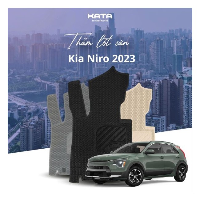 Thảm Lót Sàn Ô Tô Kia Niro 2023