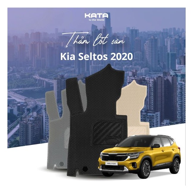 Thảm lót sàn ô tô cao cấp Kia Seltos 2020