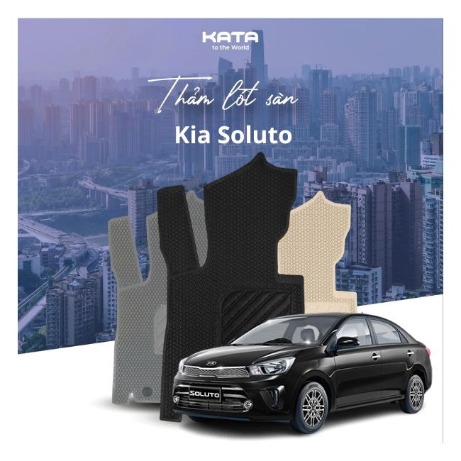 Thảm lót sàn ô tô KATA cho Kia Soluto