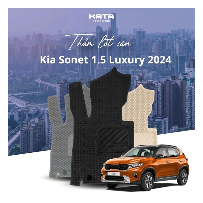 Thảm Lót Sàn Ô Tô Kia Sonet 1.5 Luxury 2024 