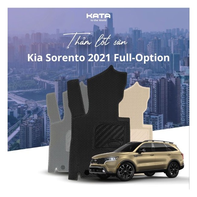 Thảm lót sàn ô tô Kia Sorento 2021 Full-Option