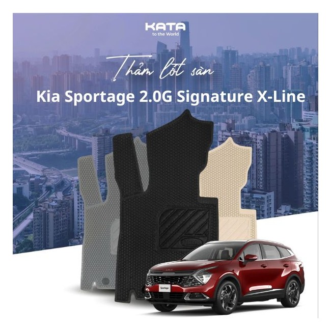  Thảm Lót Sàn Ô Tô Kia Sportage 2.0G Signature X-Line 2024 