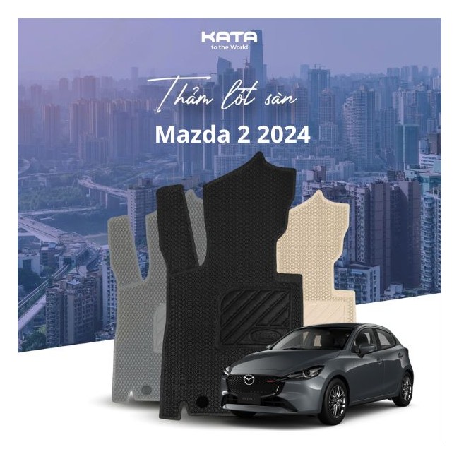 Thảm Lót Sàn Ô Tô Mazda 2 2024