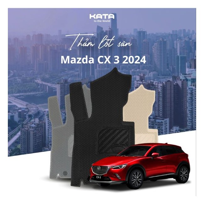 Thảm Lót Sàn Ô Tô Mazda CX 3 2024