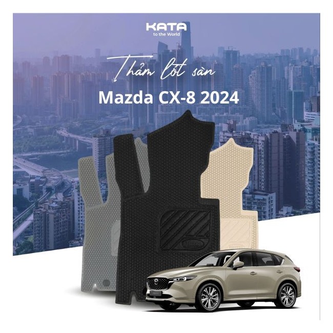 Thảm Lót Sàn Ô Tô Mazda CX-8 2024