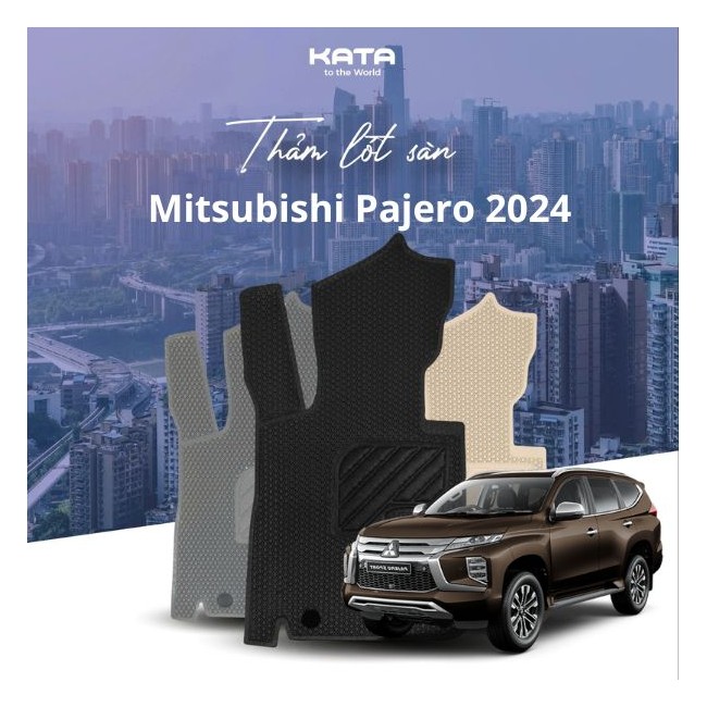 Thảm Lót Sàn Ô Tô Mitsubishi Pajero 2024