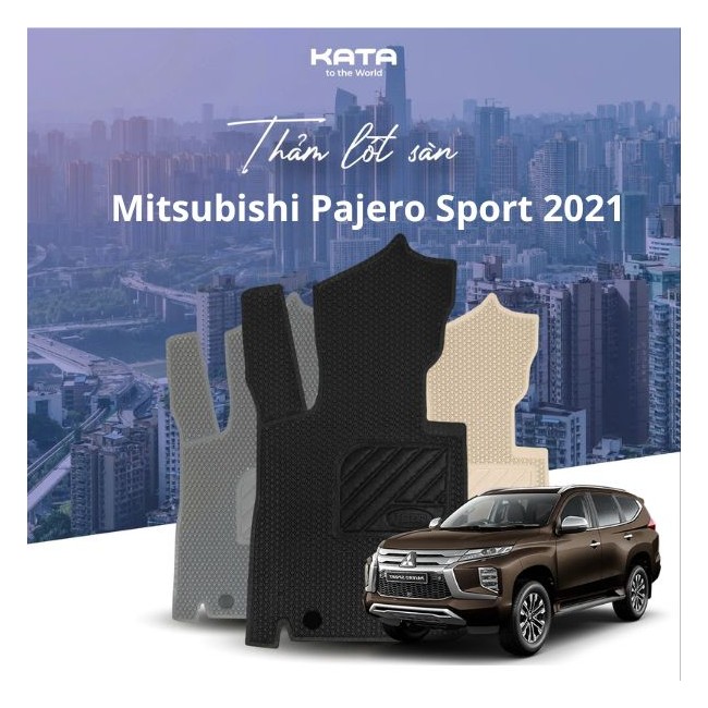 Thảm lót sàn ô tô Mitsubishi Pajero Sport 2021