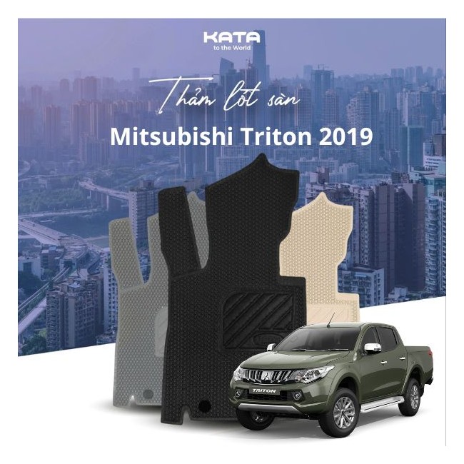 Thảm lót sàn ô tô Mitsubishi Triton 2019