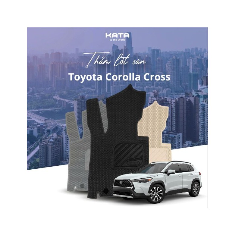 Thảm Lót Sàn Ô Tô Toyota Corolla Cross - Phiên Bản Pro