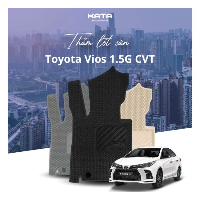 Thảm Lót Sàn Ô Tô Toyota Vios 1.5 G CVT 2024