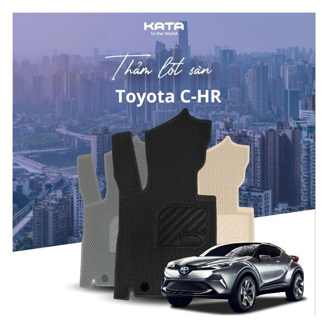 Lắp thảm lót sàn ô tô Toyota C-HR