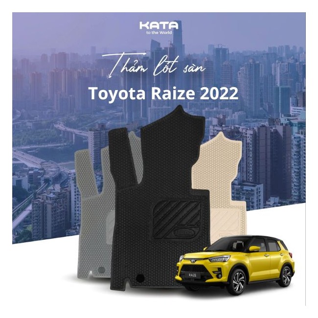 Thảm Lót Sàn Ô Tô Toyota Raize 2022