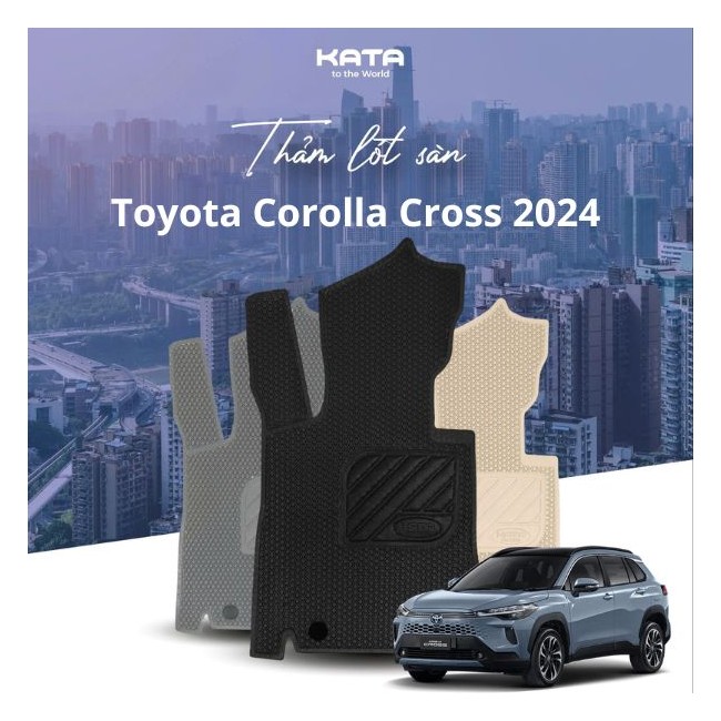 Thảm Lót Sàn Ô Tô Toyota Corolla Cross 2024