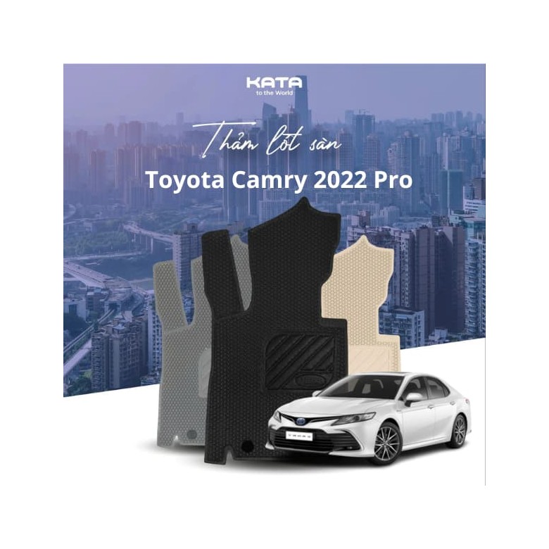 Thảm lót sàn ô tô Toyota Camry 2022 - Phiên bản Pro