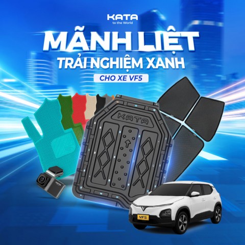 Combo Mãnh Liệt Trải Nghiệm Xanh cho xe VF5