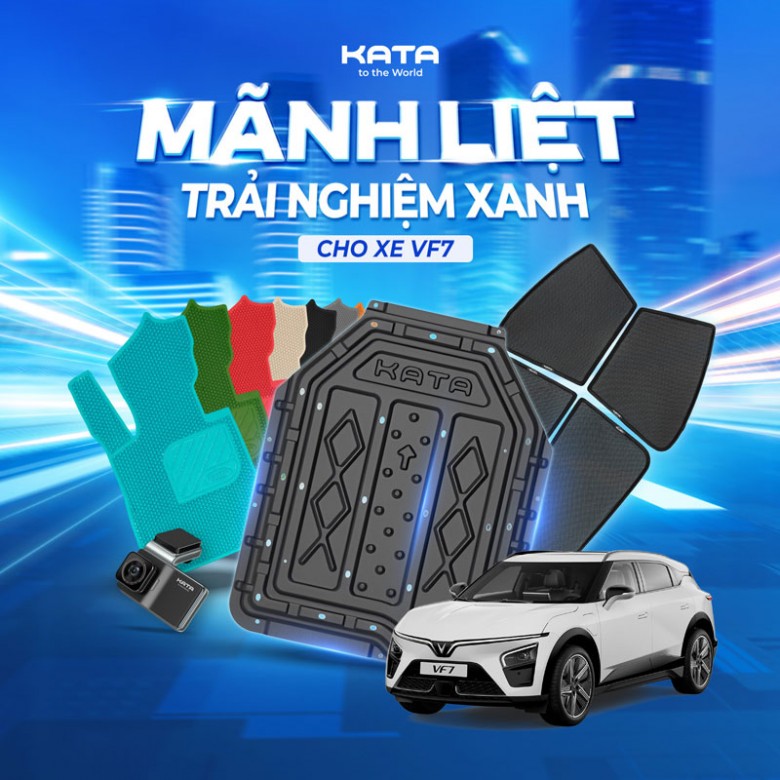 Combo Mãnh Liệt Trải Nghiệm Xanh cho xe VF7