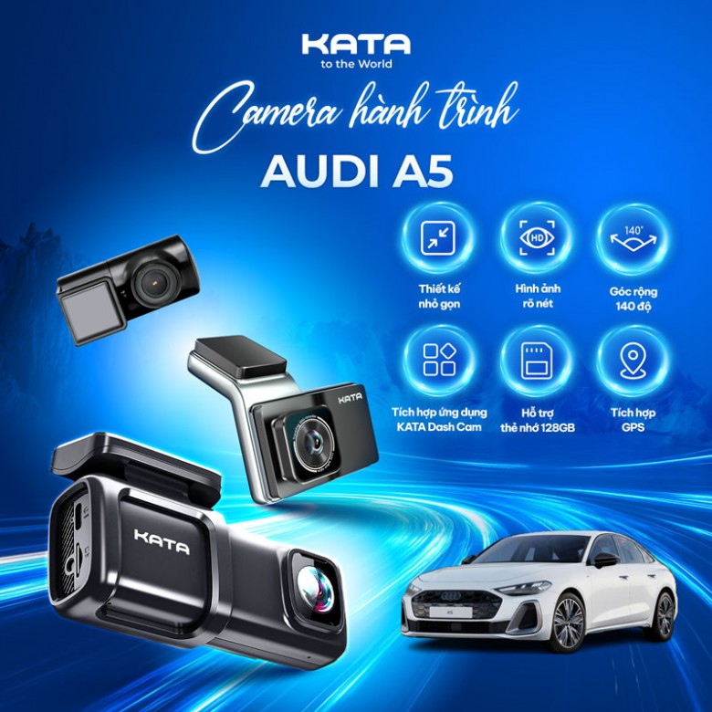 Camera Hành Trình KATA Xe Audi A5 Sportback