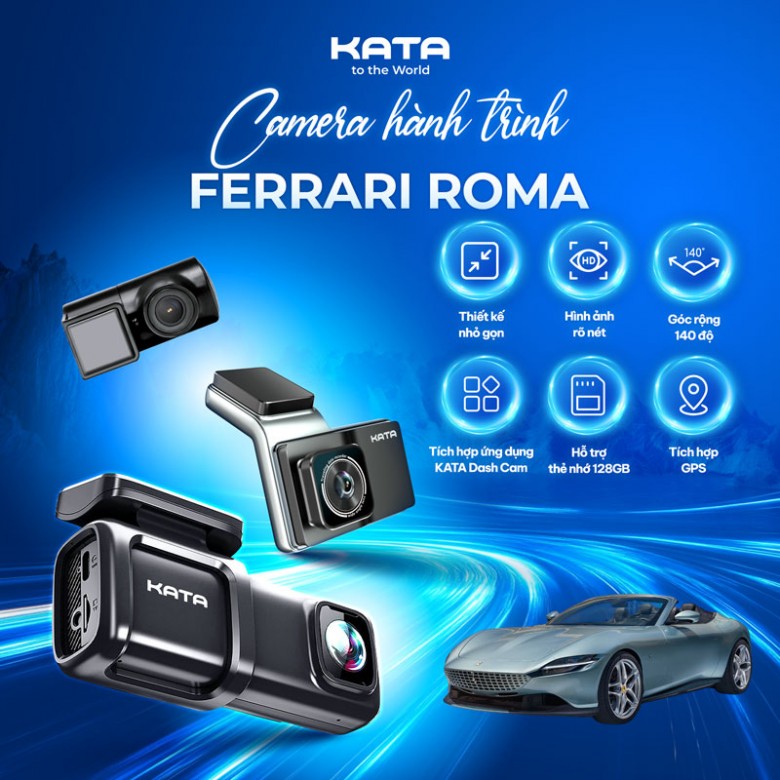 Camera Hành Trình Ô Tô Ferrari Roma KATA Full HD