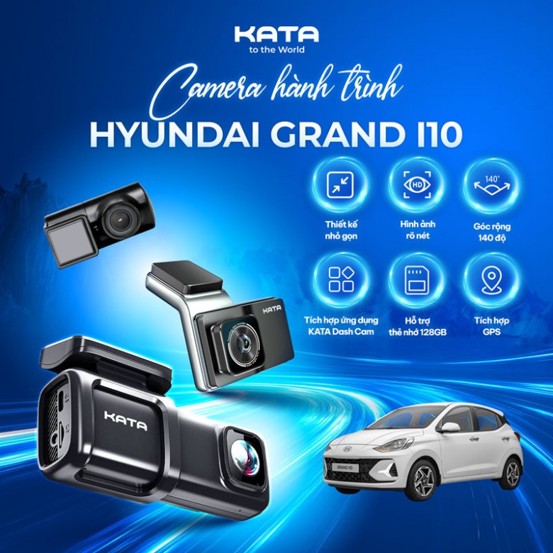 Lắp Camera Hành Trình KATA Cho Hyundai i10