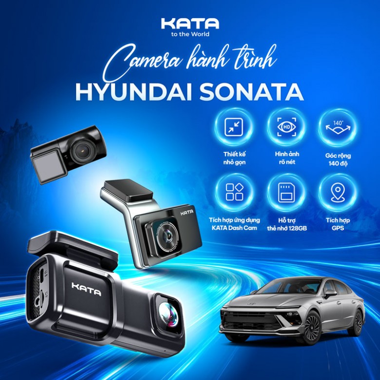 Lắp Camera Hành Trình Cho Xe Hyundai Sonata