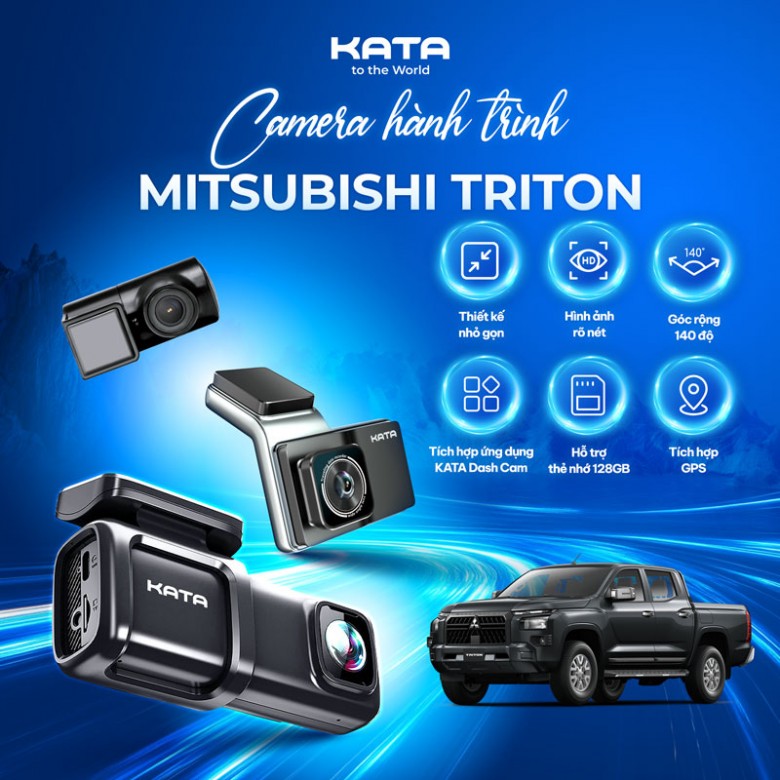 Lắp Camera Hành Trình Cho Ô Tô Mitsubishi Triton KATA