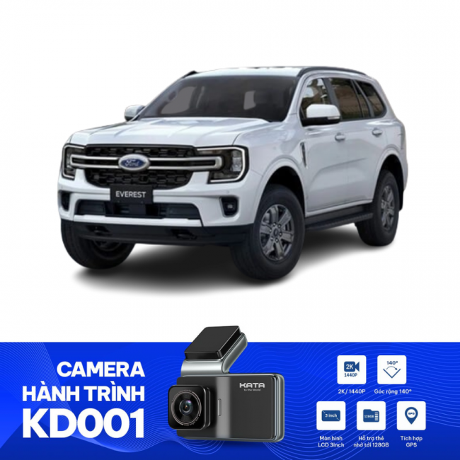 Có Nên Lắp Camera Hành Trình KATA KD001 Cho Xe Ford Everest 2023