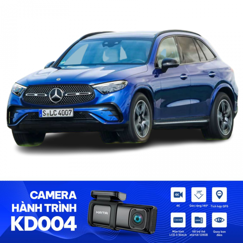 Xe Mercedes-Benz GLC 2023 Nên Lắp Đặt Camera Hành Trình Nào 
