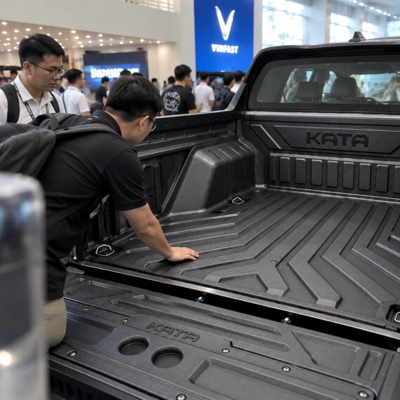 Lót Thùng VinFast Wild KATA Nhựa ABS Ôm Form Thùng Xe