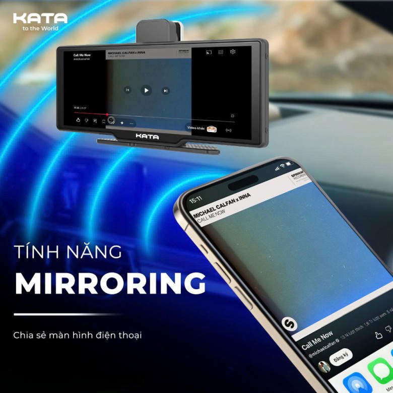 Màn Hình ô tô KATA MH01 6-in-1 | 6 Công Nghệ Gọn Trong 1 Màn Hình