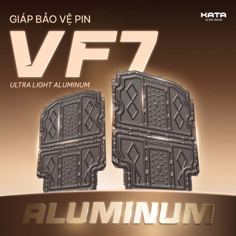 Giáp Bảo Vệ Pin Vinfast VF7 KATA Sơn Tĩnh Điện