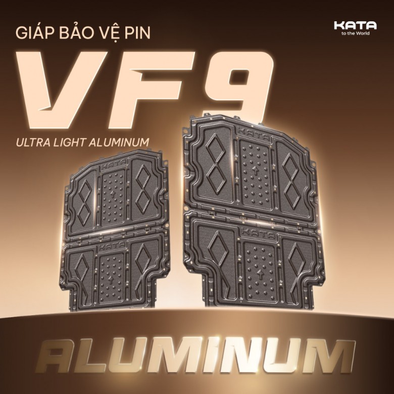 Tấm Giáp Bảo Vệ Pin VF9 KATA Kháng Nước Tuyệt Đối
