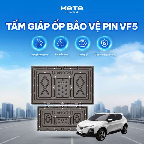 Giáp Bảo Vệ Pin VF5 | Tấm Ốp KATA Độ Bền Cao, Chống Gỉ