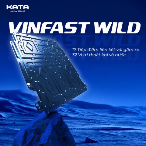 Giáp Bảo Vệ Pin VinFast Wild KATA Sơn Tĩnh Điện Chống Gỉ